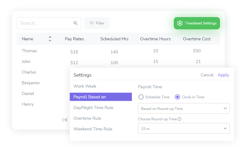 Efficient time tracking and attendance management software