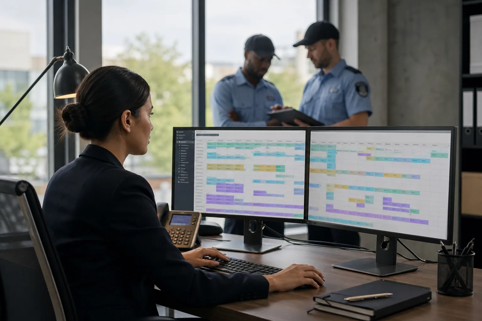 Drag-and-Drop Guard Scheduling: Plan Shifts Faster