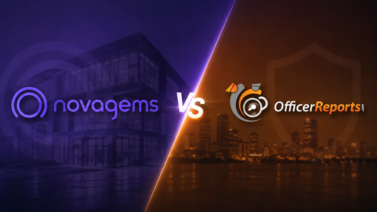 Novagems vs OfficerReports: Security Guard Software Comparison